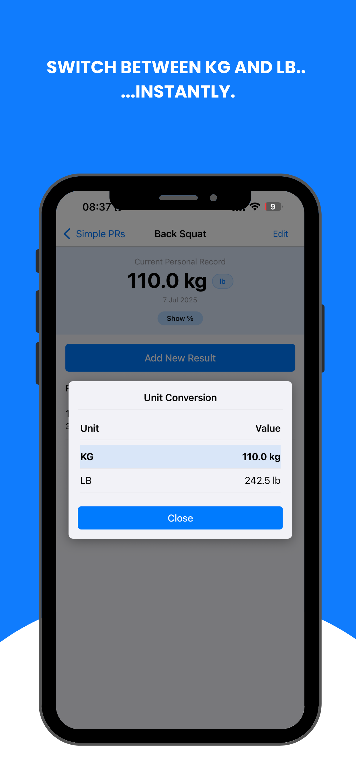 Unit Conversion Feature